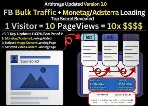 FB Bulk Traffic+Monetag Loading