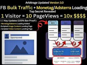 FB Bulk Traffic+Monetag Loading