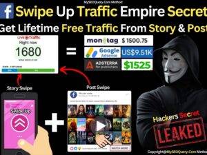 Create Swipe Up Traffic Empire of Facebook (Lifetime Free Traffic Method)