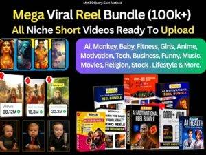 Mega Viral Reels Bundle 100k+ Ready-to-Use Reels