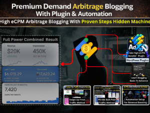 Premium Demand Arbitrage Blogging+Plugin+Automation System
